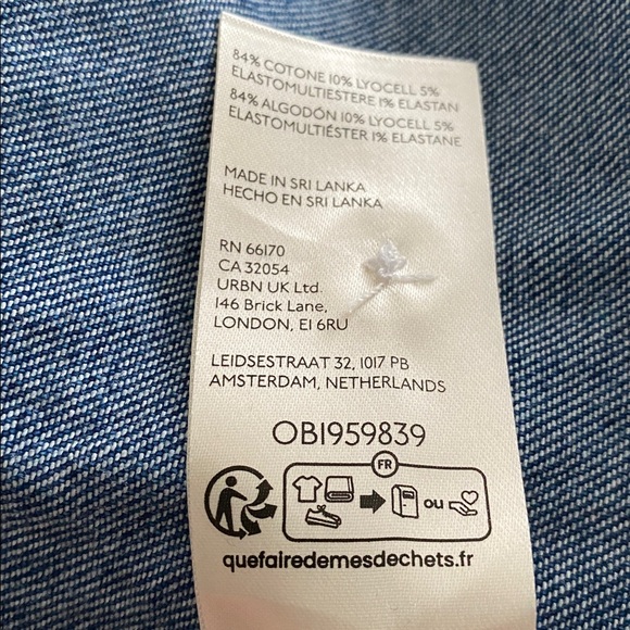 Anthropologie Maeve The Colette Portside Button-Front Jumpsuit Denim Edition - Picture 14 of 16